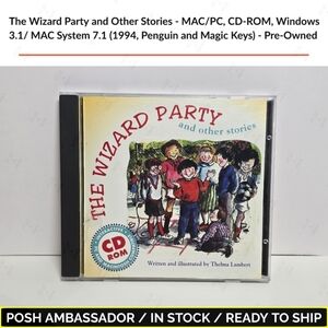 The Wizard Party and Other Stories - MAC/PC, CD-ROM, Windows 3.1/ MAC System...